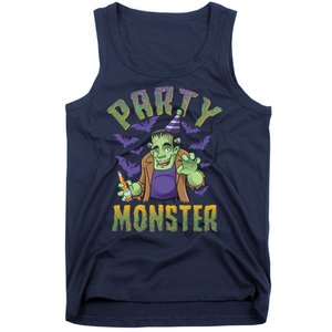 Funny Halloween Party Monster Frankenstein Tank Top