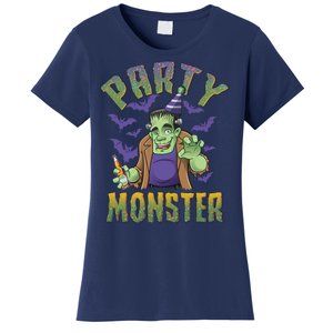 Funny Halloween Party Monster Frankenstein Women's T-Shirt