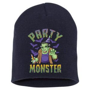 Funny Halloween Party Monster Frankenstein Short Acrylic Beanie