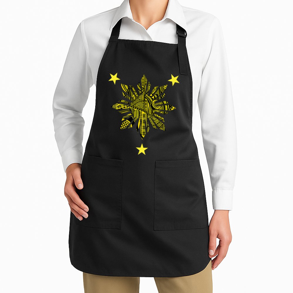 Filipino Heritage Polynesian Tribal Tattoo Apron