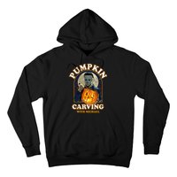 Funny Halloween Pumpkin Carving With Michael Hoodie