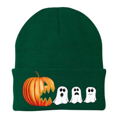 Funny Halloween Pumpkin Ghosts Jack O Lantern Knit Cap Winter Beanie