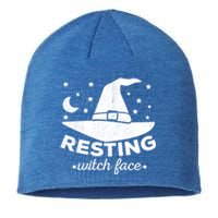 Funny Halloween Party Witch Hat Costume Resting Witch Face Cool Gift Sustainable Beanie