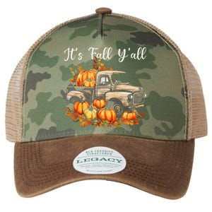 Fall Harvest Pumpkin Truck Autumn Tree Thanksgiving Legacy Tie Dye Trucker Hat