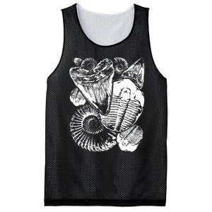 Fossil Hunter Paleontologist Fossil Hunting Mesh Reversible Basketball Jersey Tank