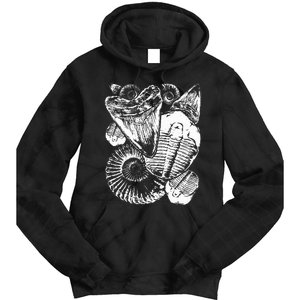 Fossil Hunter Paleontologist Fossil Hunting Tie Dye Hoodie