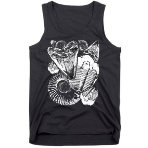 Fossil Hunter Paleontologist Fossil Hunting Tank Top