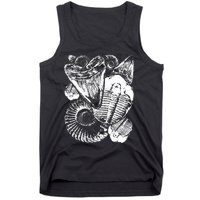 Fossil Hunter Paleontologist Fossil Hunting Tank Top