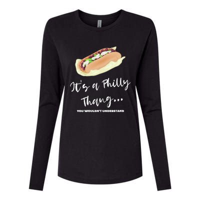 Funny Hoagie, Philadelphia Citizen, Its A Philly Thing Womens Cotton Relaxed Long Sleeve T-Shirt