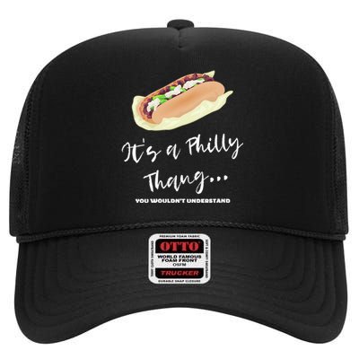 Funny Hoagie, Philadelphia Citizen, Its A Philly Thing High Crown Mesh Back Trucker Hat