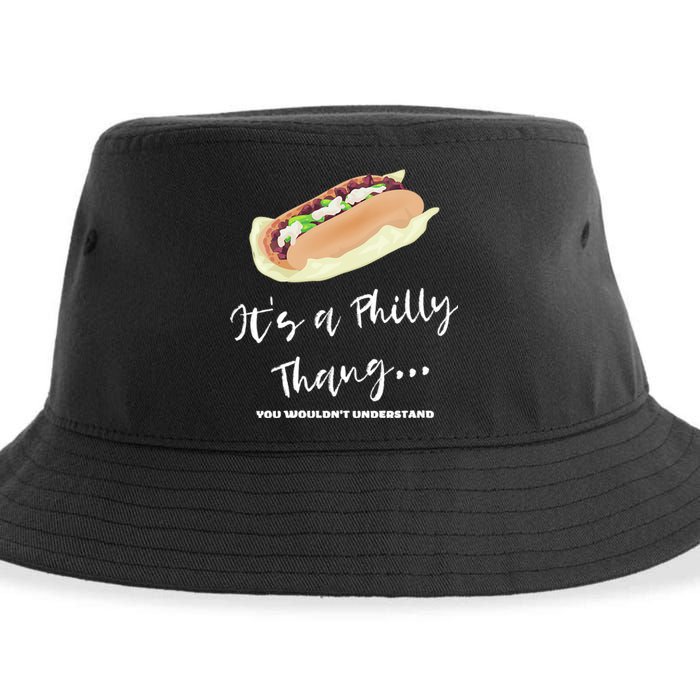 Funny Hoagie, Philadelphia Citizen, Its A Philly Thing Sustainable Bucket Hat