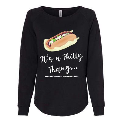 Funny Hoagie, Philadelphia Citizen, Its A Philly Thing Womens California Wash Sweatshirt