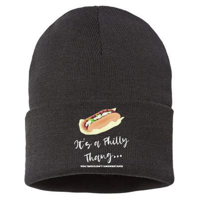 Funny Hoagie, Philadelphia Citizen, Its A Philly Thing Sustainable Knit Beanie