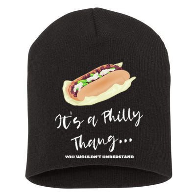 Funny Hoagie, Philadelphia Citizen, Its A Philly Thing Short Acrylic Beanie