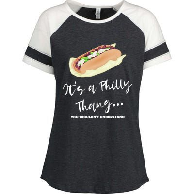 Funny Hoagie, Philadelphia Citizen, Its A Philly Thing Enza Ladies Jersey Colorblock Tee