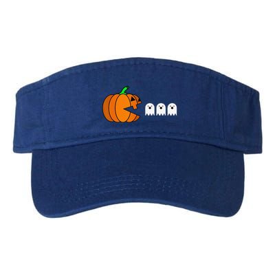 Funny Halloween Pumpkin Eating Ghost Gamer Visor