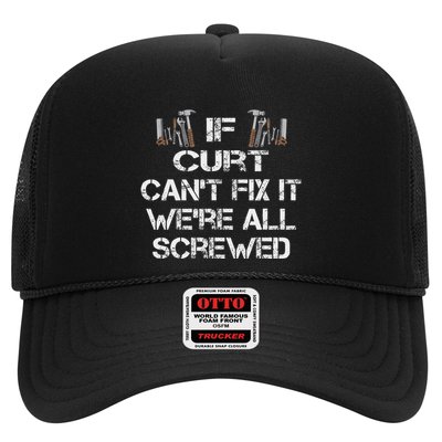 Funny Handyman Quote Personalized Curt Gift Trucker Hat