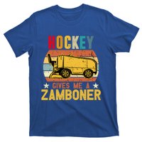 Funny Hockey Quotes Hockey Gives Me A Zamboner Vintage Funny Gift T-Shirt