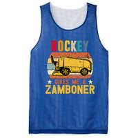 Funny Hockey Quotes Hockey Gives Me A Zamboner Vintage Funny Gift Mesh Reversible Basketball Jersey Tank