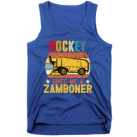 Funny Hockey Quotes Hockey Gives Me A Zamboner Vintage Funny Gift Tank Top