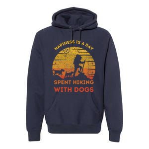 Funny Hiking Quote Retro Cool Hiker Design Hiking For Premium Hoodie