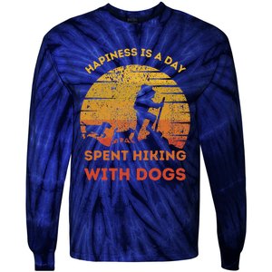 Funny Hiking Quote Retro Cool Hiker Design Hiking For Tie-Dye Long Sleeve Shirt