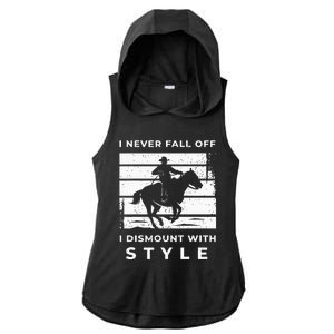 Funny Horse Quote Outfit For A Lover Of Horse Ladies PosiCharge Tri-Blend Wicking Draft Hoodie Tank