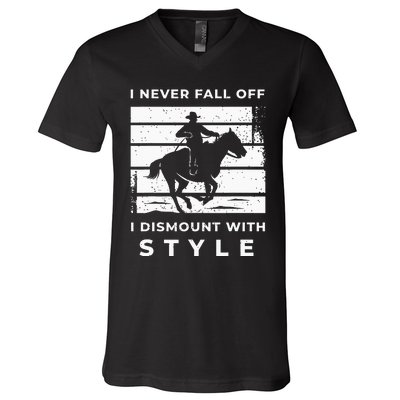 Funny Horse Quote Outfit For A Lover Of Horse V-Neck T-Shirt