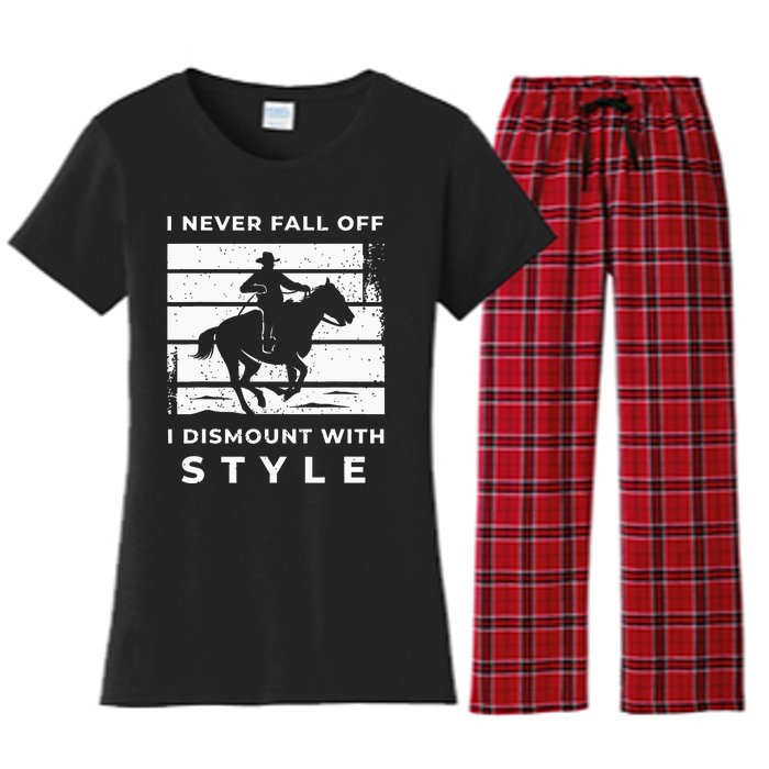 Funny Horse Quote Outfit For A Lover Of Horse Women's Flannel Pajama Set