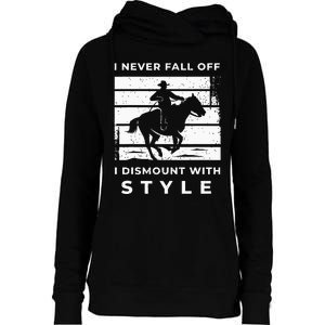 Funny Horse Quote Outfit For A Lover Of Horse Womens Funnel Neck Pullover Hood