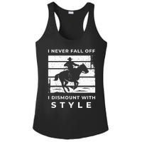 Funny Horse Quote Outfit For A Lover Of Horse Ladies PosiCharge Competitor Racerback Tank