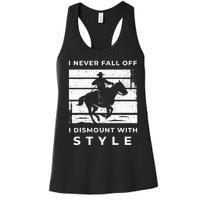 Funny Horse Quote Outfit For A Lover Of Horse Women's Racerback Tank