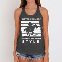 Funny Horse Quote Outfit For A Lover Of Horse Women's Knotted Racerback Tank