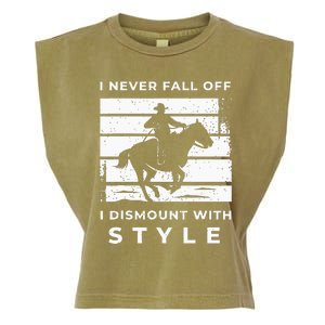 Funny Horse Quote Outfit For A Lover Of Horse Garment-Dyed Women's Muscle Tee