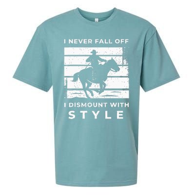 Funny Horse Quote Outfit For A Lover Of Horse Sueded Cloud Jersey T-Shirt