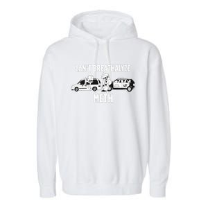 Funny Humor Quote Saying Can’T Breathalyze Meth Garment-Dyed Fleece Hoodie