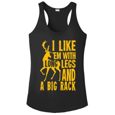 Funny Hunting Quote Saying Deer Venison Elk Hunter Gift Ladies PosiCharge Competitor Racerback Tank