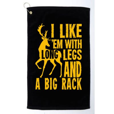 Funny Hunting Quote Saying Deer Venison Elk Hunter Gift Golf Towel