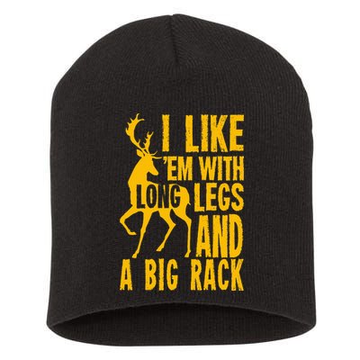 Funny Hunting Quote Saying Deer Venison Elk Hunter Gift Short Acrylic Beanie