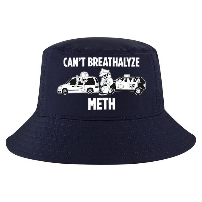 Funny Humor Quote Saying Can’T Breathalyze Meth Cool Comfort Performance Bucket Hat