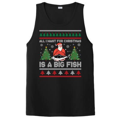 Funny Holiday Quote Outfit Gift Fishing Lover Ugly Christmas Gift PosiCharge Competitor Tank