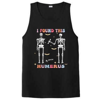 Funny Humerus Quote Skeleton Lovers I Found This Humerus Gift PosiCharge Competitor Tank