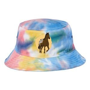 Farm Horse Running Tie Dye Newport Bucket Hat