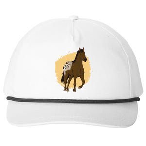 Farm Horse Running Snapback Five-Panel Rope Hat