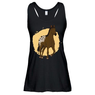 Farm Horse Running Ladies Essential Flowy Tank
