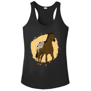 Farm Horse Running Ladies PosiCharge Competitor Racerback Tank