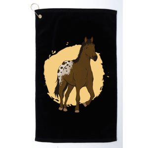 Farm Horse Running Platinum Collection Golf Towel