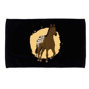 Farm Horse Running Microfiber Hand Towel