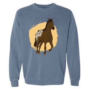 Farm Horse Running Garment-Dyed Sweatshirt