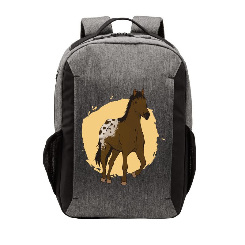 Farm Horse Running Vector Backpack